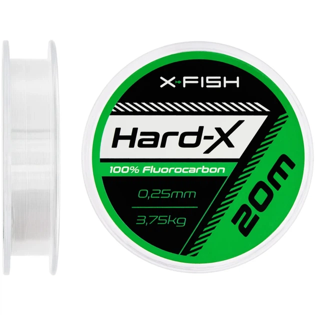 Флюорокарбон X-Fish Hard-X 20m (clear) 0.25mm 3.75kg - Фото 1 Флюорокарбон X-Fish Hard-X 20m (clear) 0.25mm 3.75kg - изображение 1