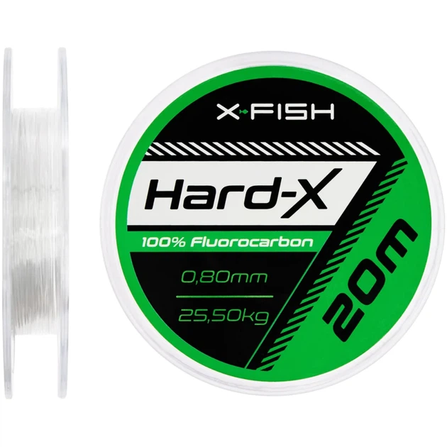 Флюорокарбон X-Fish Hard-X 20m (clear) 0.80mm 25.50kg - Фото 1 Флюорокарбон X-Fish Hard-X 20m (clear) 0.80mm 25.50kg - изображение 1