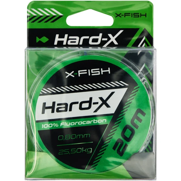 Флюорокарбон X-Fish Hard-X 20m (clear) 0.80mm 25.50kg - Фото 2 Флюорокарбон X-Fish Hard-X 20m (clear) 0.80mm 25.50kg - изображение 2