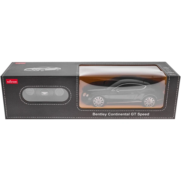 Машинка Rastar Bentley Continental GT Speed 1:24 Черный - изображение 9