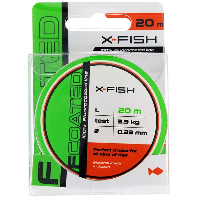 Флюорокарбон X-Fish FCoated 20m 0.23mm 3.9kg - зображення 2
