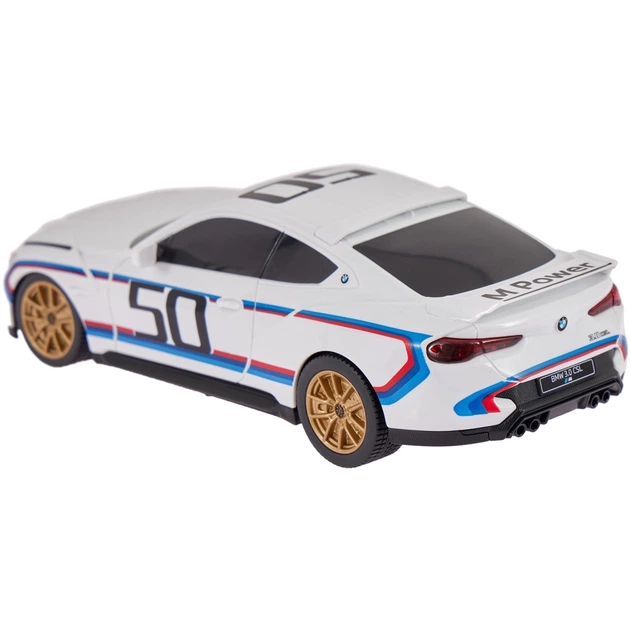 Машинка Rastar BMW 3.0 CSL 1:24 Белый - Фото 4 Машинка Rastar BMW 3.0 CSL 1:24 Белый - изображение 4