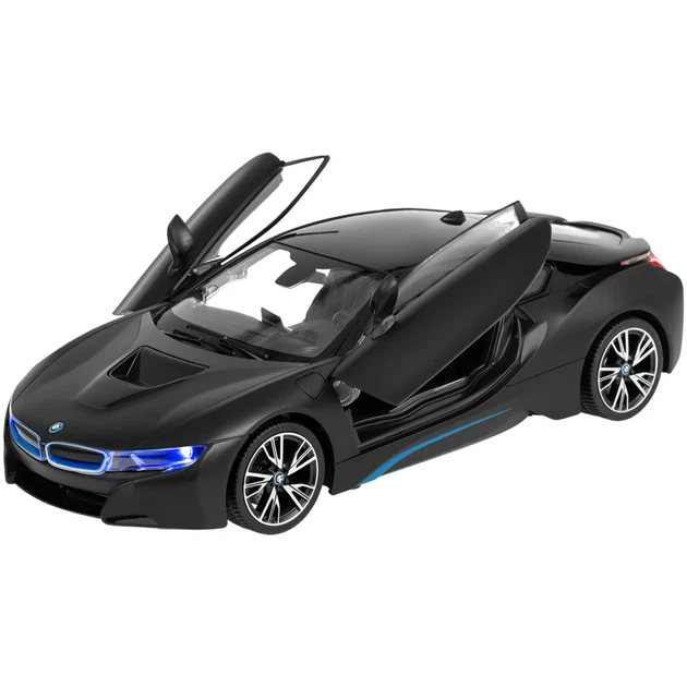 Машинка Rastar BMW i8 1:14 Черный - Фото 4 Машинка Rastar BMW i8 1:14 Черный - изображение 4