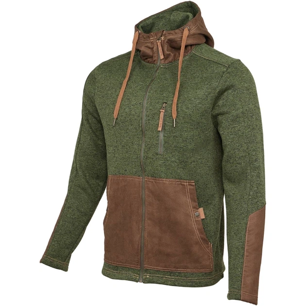 Куртка Orbis Textil Herrenjacke Strick-Fleece 418001-56 XL Зеленый - изображение 3