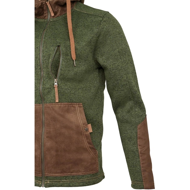 Куртка Orbis Textil Herrenjacke Strick-Fleece 418001-56 XL Зеленый - изображение 6