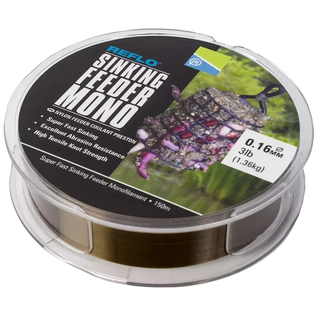 Волосінь Preston Reflo Sinking Feeder Mono 150m 0.18mm 1.81kg - зображення 2