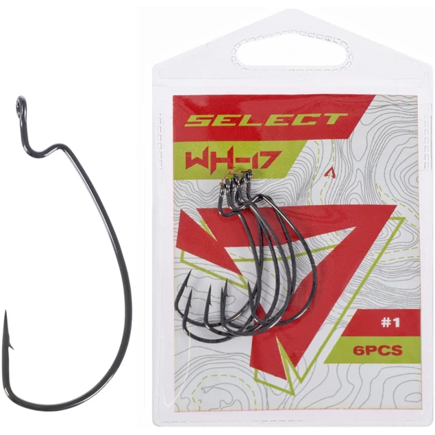 Крючок Select WH-17 #1 (6 шт/уп) - Фото 1 Крючок Select WH-17 #1 (6 шт/уп) - изображение 1