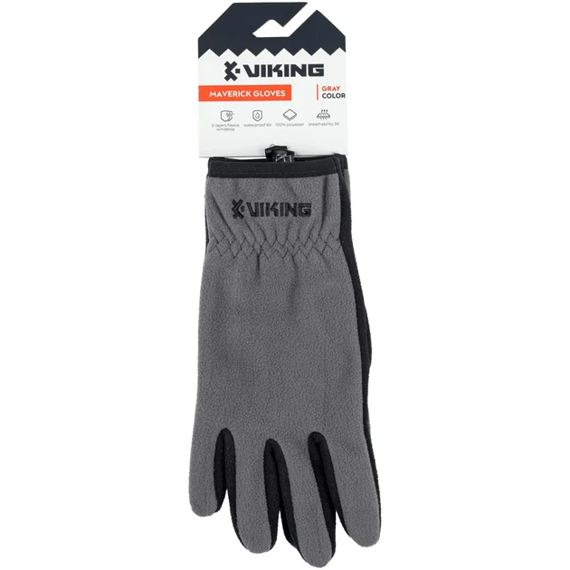 Перчатки Viking Fishing Maverick Gloves XXL (fleece) classic Grey-graphite - Фото 2 Перчатки Viking Fishing Maverick Gloves XXL (fleece) classic Grey-graphite - изображение 2
