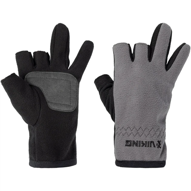 Перчатки Viking Fishing Ice Master Gloves M (fleece) 3 cut finger Grey-graphite - Фото 1 Перчатки Viking Fishing Ice Master Gloves M (fleece) 3 cut finger Grey-graphite - изображение 1