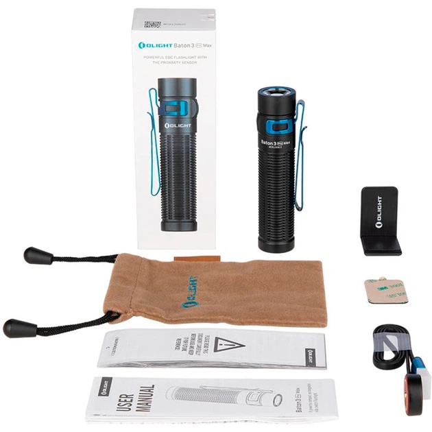 Фонарь Olight Baton 3 Pro Max NW Black - изображение 11