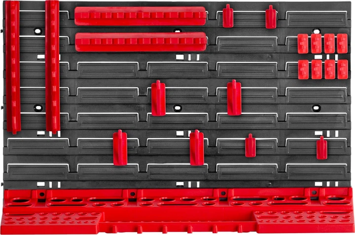 Tablica warsztatowa Kadax Lokke K7707 58 x 39 cm 21 element Czerwona (5903699472729) - obraz 2