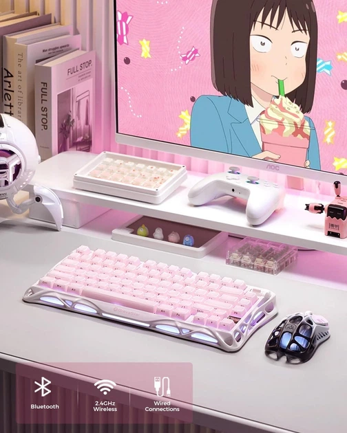 カバー モバイルプロジェクター BR-PW1-WH ホワイト/ピンク Клавиатура Беспроводная Gravastar Mercury K1 Sakura Pink Игровая