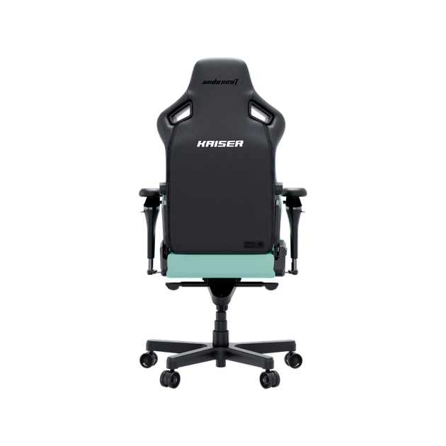 Крісло геймерське ігрове Anda Seat Kaiser 4 V2 Size XL Green PVC - зображення 4