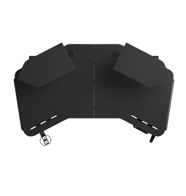Комп’ютерний стіл з електрорегулюванням висоти Anda Seat Shadow Warrior Black - зображення 3