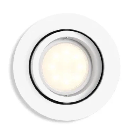 Ruchome oczko podtynkowe Philips myLiving SHELLBARK LED 500 lm White 5020131P0 (8718696160251) - obraz 2