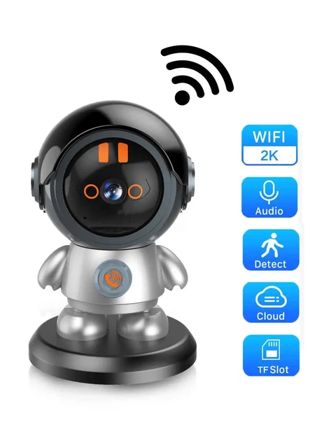 Поворотная беспроводная Wi-Fi-видеоняня 2K ART 8936 (711) - изображение 8