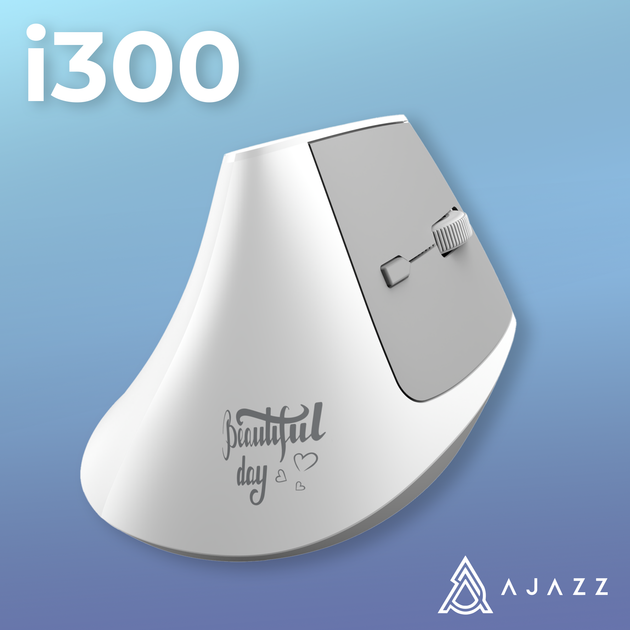 Миша Ajazz i300 Wireless/Bluetooth White (i300-W) - зображення 6