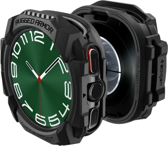 Чохол Spigen Rugged Armor для Samsung Galaxy Watch Ultra 47 mm Matte Black (4896238001386) - зображення 6