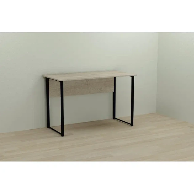 Письмовий стіл Ferrum-decor Курт метал чорний, ДСП Дуб сонома 16 мм, 100x70х75 см - зображення 5