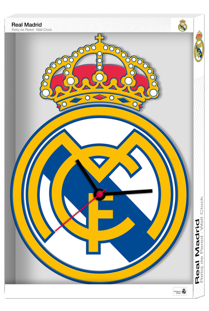 Zegar ścienny XL MDF Real Madrid RM00023 (8435507892902) - obraz 2