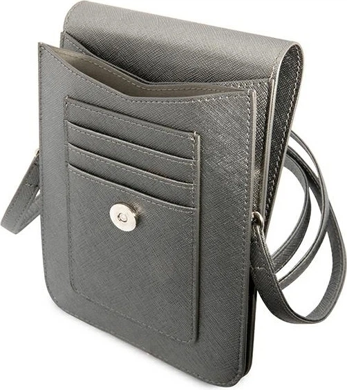 Сумка Guess Saffiano Triangle Grey (GUWBSATMGR) - зображення 4