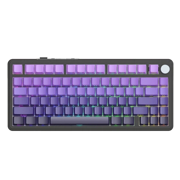 Ігрова механічна клавіатура ATTACK SHARK X85 Gradient Violet - зображення 2