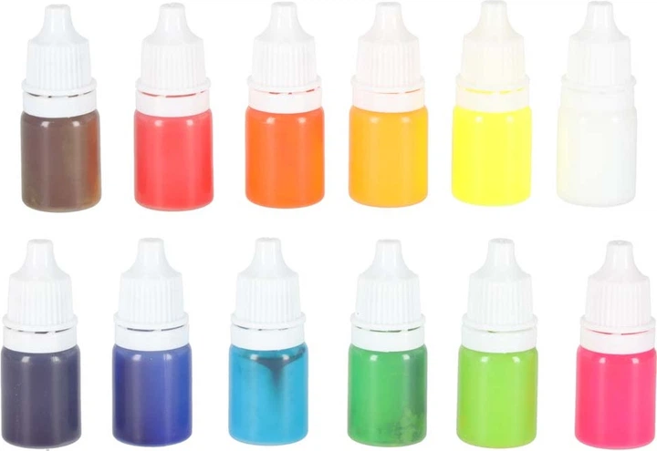 Zestaw kreatywny KIK Malowanie na wodzie Ebru 12 kolorów KX2949 (5903039768970) - obraz 2