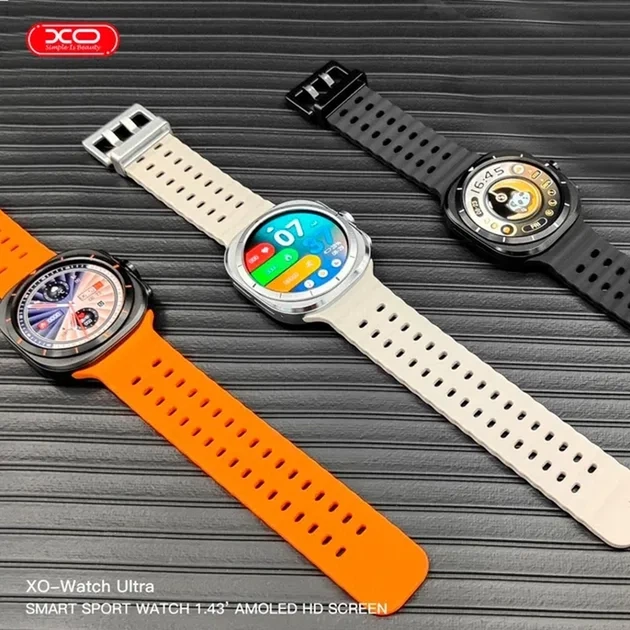 Часи XO Smart Watch Ultra AMOLED Screen Black - зображення 4