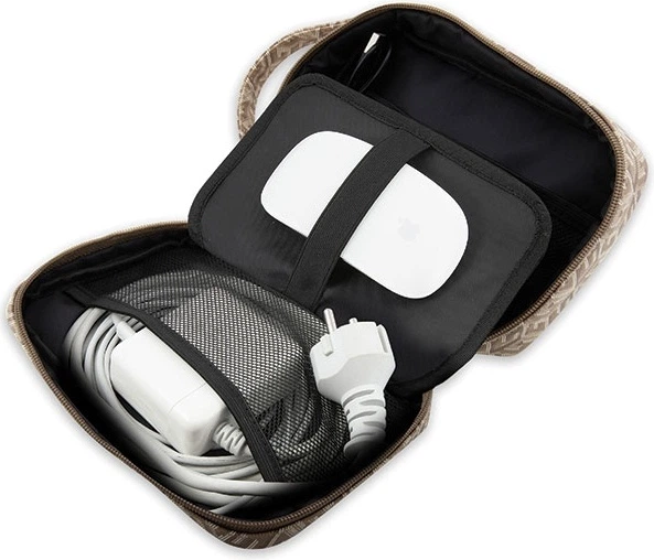 Organizer Guess Bag G Cube Stripe Brown (GUHBHGCFSEW) - obraz 4