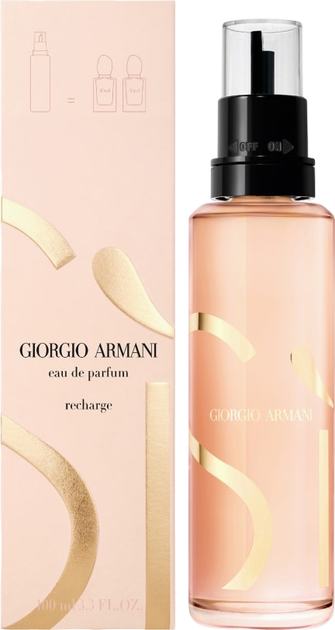 Wkład wymienny wody perfumowanej damskiej Giorgio Armani Si Refill 100 ml (3614273872119) - obraz 2