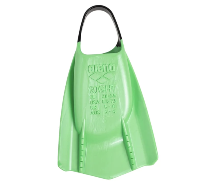 Ласти для плавання короткі із відкритою п'ятою Arena POWERFIN PRO II (006151-130) зелені, розмір 36-37 - Фото 3 Ласти для плавання короткі із відкритою п'ятою Arena POWERFIN PRO II (006151-130) зелені, розмір 36-37 - зображення 3