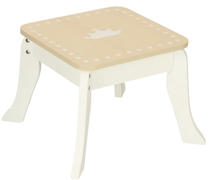 Drewniana toaletka Kik Lulilo Bella lustro taboret akcesoria (KX3775) (5903039750968) - obraz 3