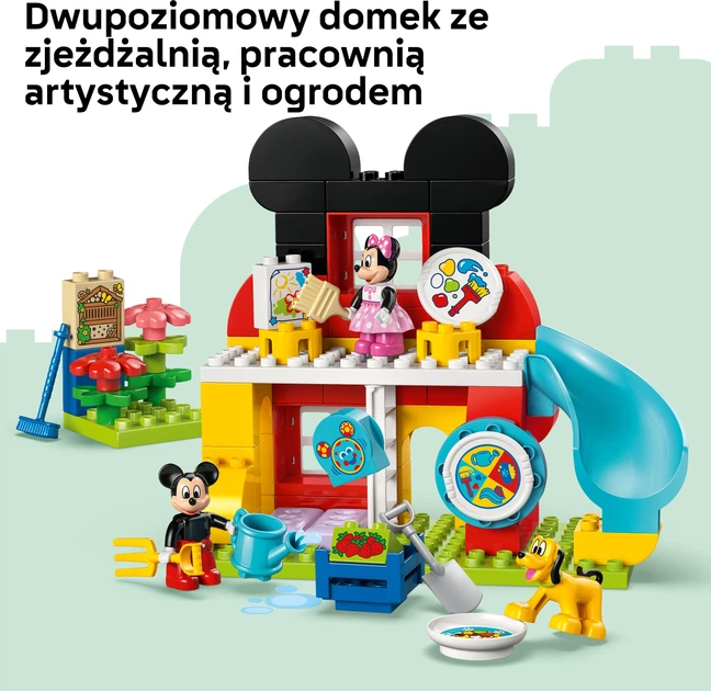 Zestaw klocków LEGO DUPLO Klub Myszki Miki z Minnie i Pluto 87 elementów (10465) - obraz 5