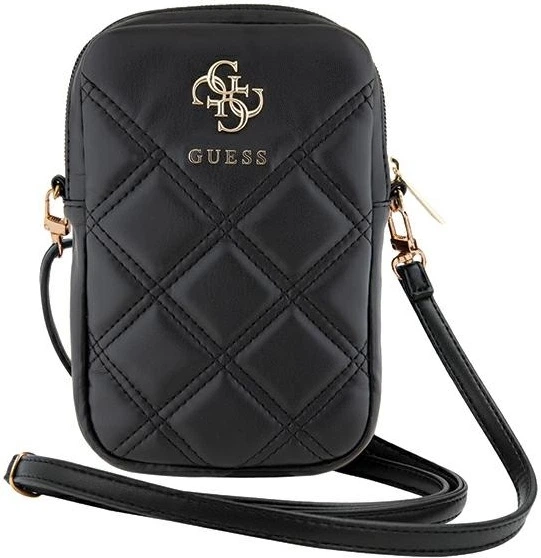 Сумка Guess 4G Quilted Metal Logo Wallet Zipper Pouch Black (GUWBZPSQSSGK) - зображення 2