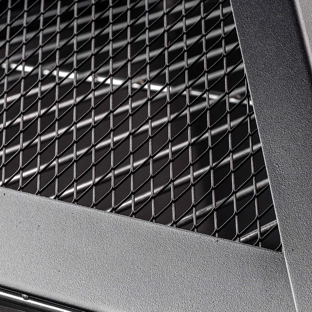 Palenisko ogrodowe Kadax Liglet z pokrywą i rusztem stalowe 46 x 46 cm Czarne (5906638309902) - obraz 9