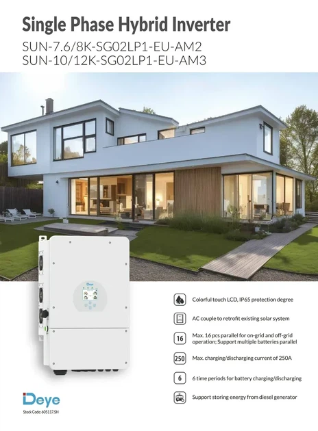 Гібридний інвертор Deye SUN-10K-SG02LP1-EU-AM3 10 кВт 1-фазний з Wi-Fi моніторингом та 3 MPPT - Фото 3 Гібридний інвертор Deye SUN-10K-SG02LP1-EU-AM3 10 кВт 1-фазний з Wi-Fi моніторингом та 3 MPPT - зображення 3
