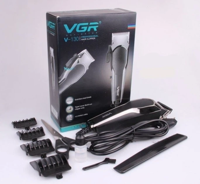Машинка для стрижки VGR V 130 от сети 4 насадки - изображение 6