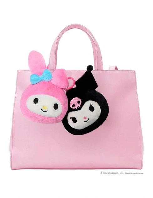 Кукла LOL Surprise Loves Hello Kitty and Friends Plush Kuromi Q.T. Куроми лол двухсторонняя плюшевая 596608 - изображение 3