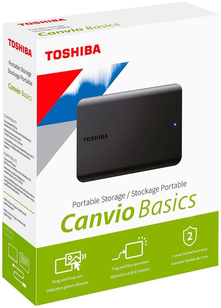 Жорсткий диск Toshiba Canvio Basics 4TB HDTB540EK3CA 2.5