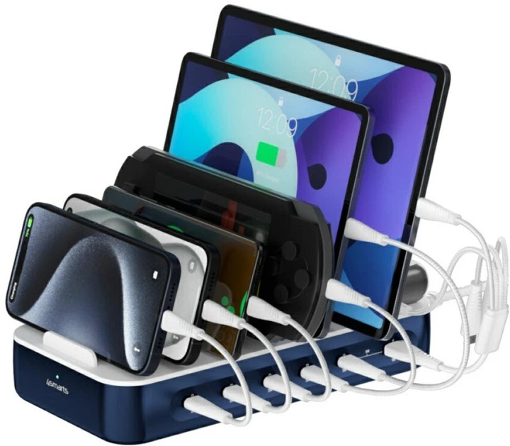 Stacja ładująca 4smarts Team 100W Dark Blue (4252011912681) - obraz 5