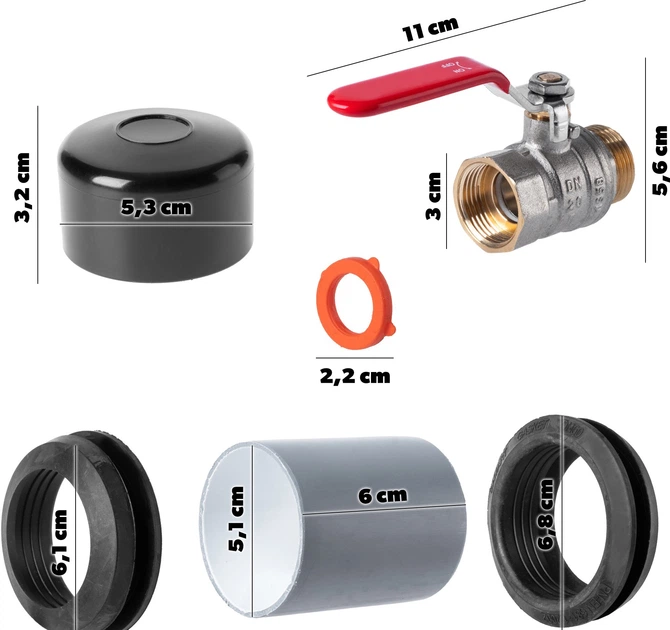Zestaw podnoszący w pionie Kadax Signa Czarny (K9190) - obraz 2