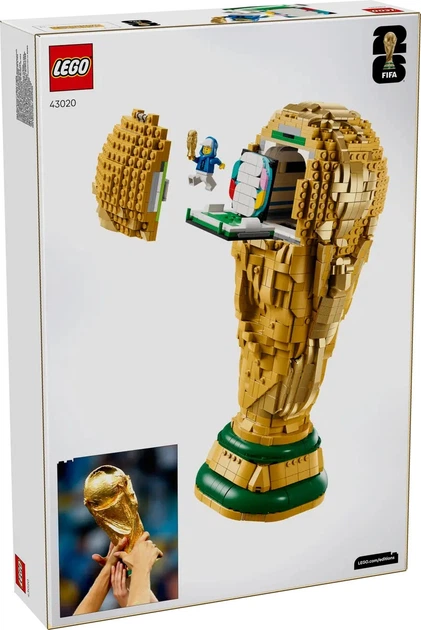 Конструктор LEGO Editions Офіційний трофей чемпіонату світу з футболу FIFA 2842 деталі (43020) - зображення 9