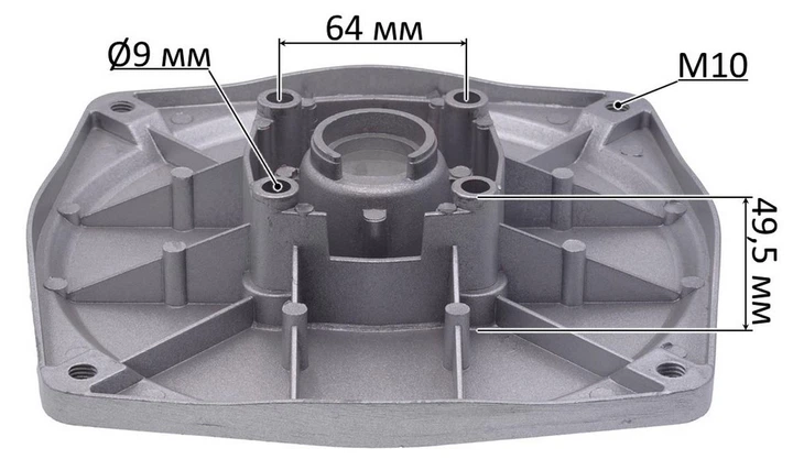 Крышка корпуса мотопомпы WP30 (3.0") Lмц 175мм, арт.gen472 - изображение 6