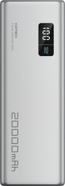 УМБ Cuktech P+Series No.15 20000 mAh 150W Grey (6973886190391) - зображення 2