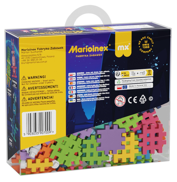 Конструктор Marioinex Mini Waffle City Божевільні монстри астро загін 148 деталей (5903033907009) - зображення 2