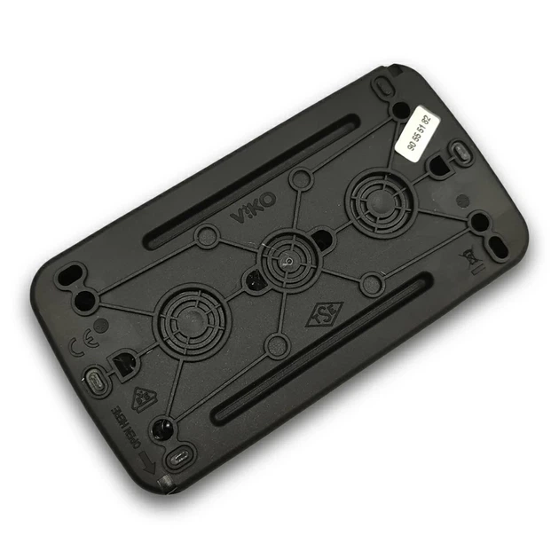 Розетка з вимикачем з кришкою накладна VIKO Palmiye IP54 чорна - зображення 5
