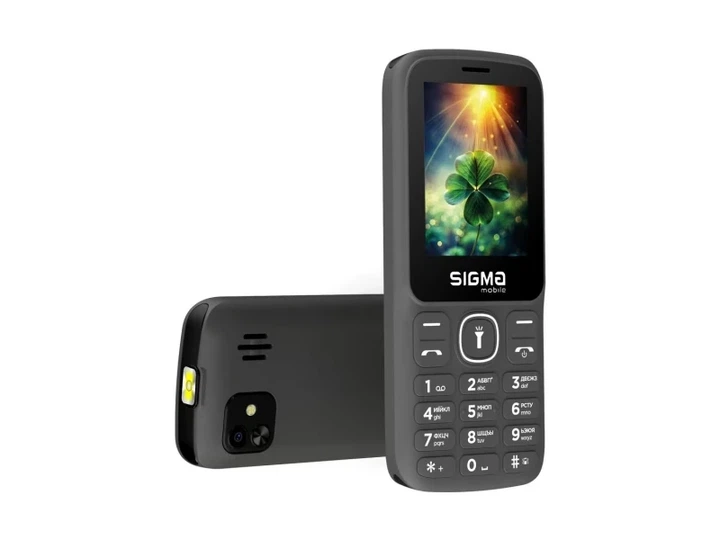 Мобільний телефон Sigma mobile X-style 242 LUCKY Grey - изображение 2