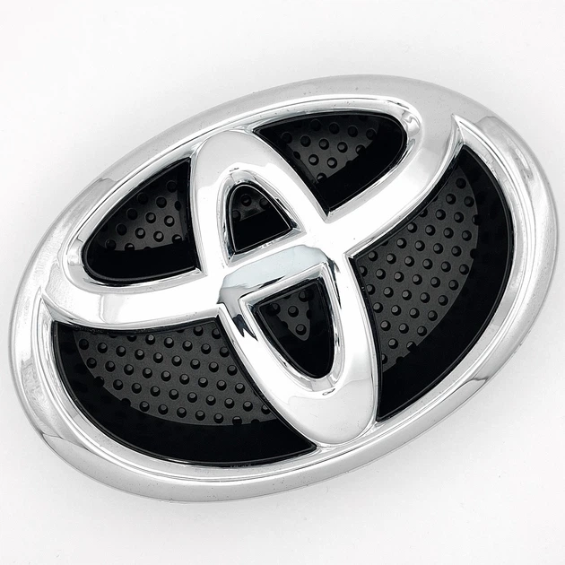 Емблема логотип Toyota передня 160*108 мм (з підкладкою) тип 3 - зображення 2