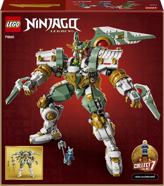 Конструктор LEGO Ninjago Робот-титан Ллойда до 15-річчя 1293 детали (71860) - зображення 9