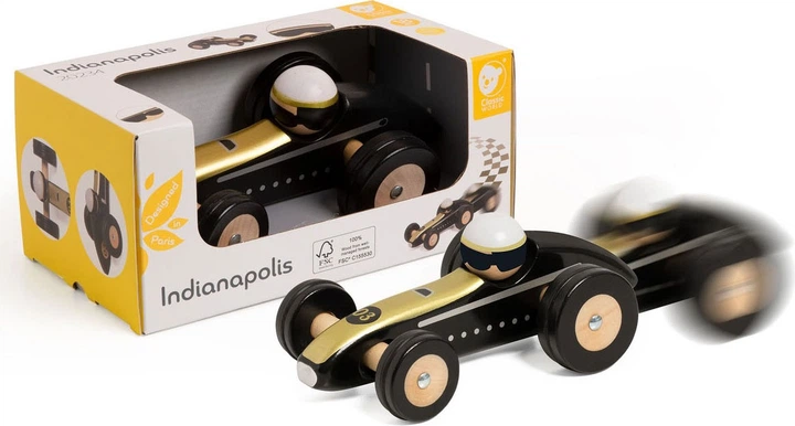 Автомобіль Classic World Indianapolis дерев'яний 6020435 (6927049022340) - зображення 2